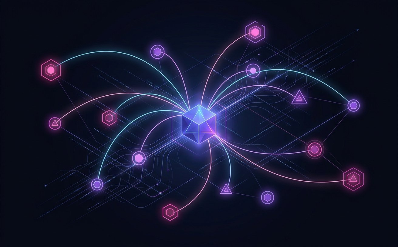 Constellation de points de connexion